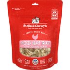 Stella & Chewy's Chicken Hearts Freeze-Dried Raw Dog Treats, 3-oz bag