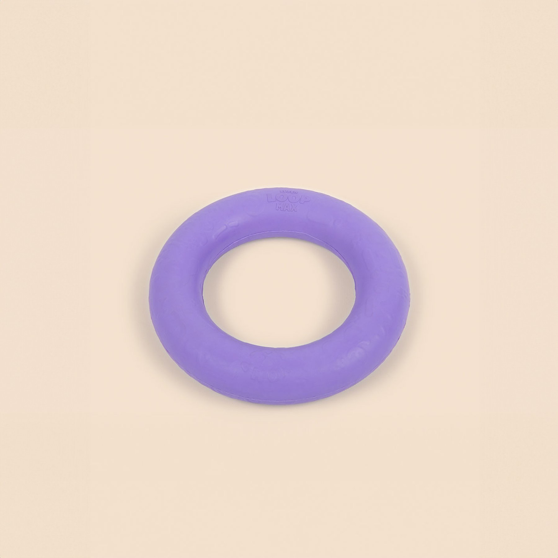Yomp Super Loop Max Tough Dog Chew Toy, Purple, Beef Flavor