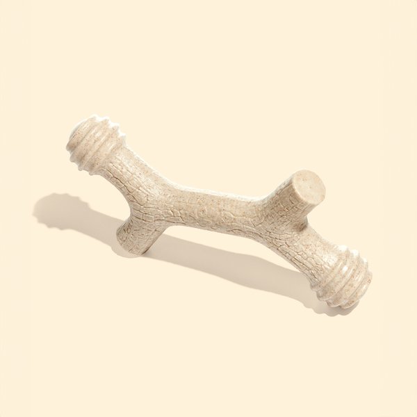 Show full view: Yomp Barkin' Bone Tough Dog Chew Toy, Beige, Beef Flavor slide 1 of 4