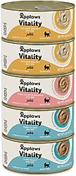 Applaws Vitality Chicken & Seafood Variety Pack Grain-Free Pate Wet Cat Food, 2.47-oz can, case of 5
