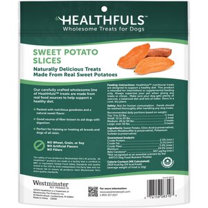 Healthfuls Sweet Potato Slices Dog Treats, 16-oz bag
