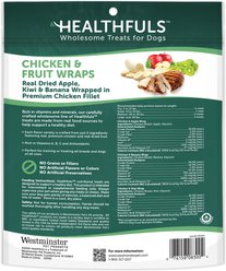 Healthfuls Chicken & Fruit Wraps Dehydrated Dog Treats, 16-oz bag slide 2 of 2