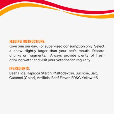 Show full view: Good 'n' Fun Rolls Beef Flavor-Basted Dog Treat Chew, Large, 2 count slide 7 of 11