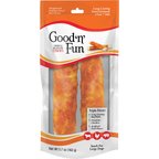 Good 'n' Fun Chicken Wrapped Large Rolls Triple Flavor Pork, Chicken & Beef Dog Treat Chew, 2 Count