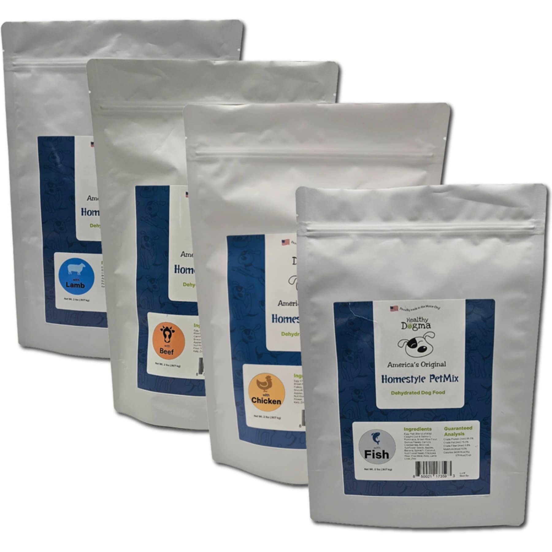 Healthy Dogma Homestyle PetMix Fish Dehydrated Dog Food, 2-lb bag