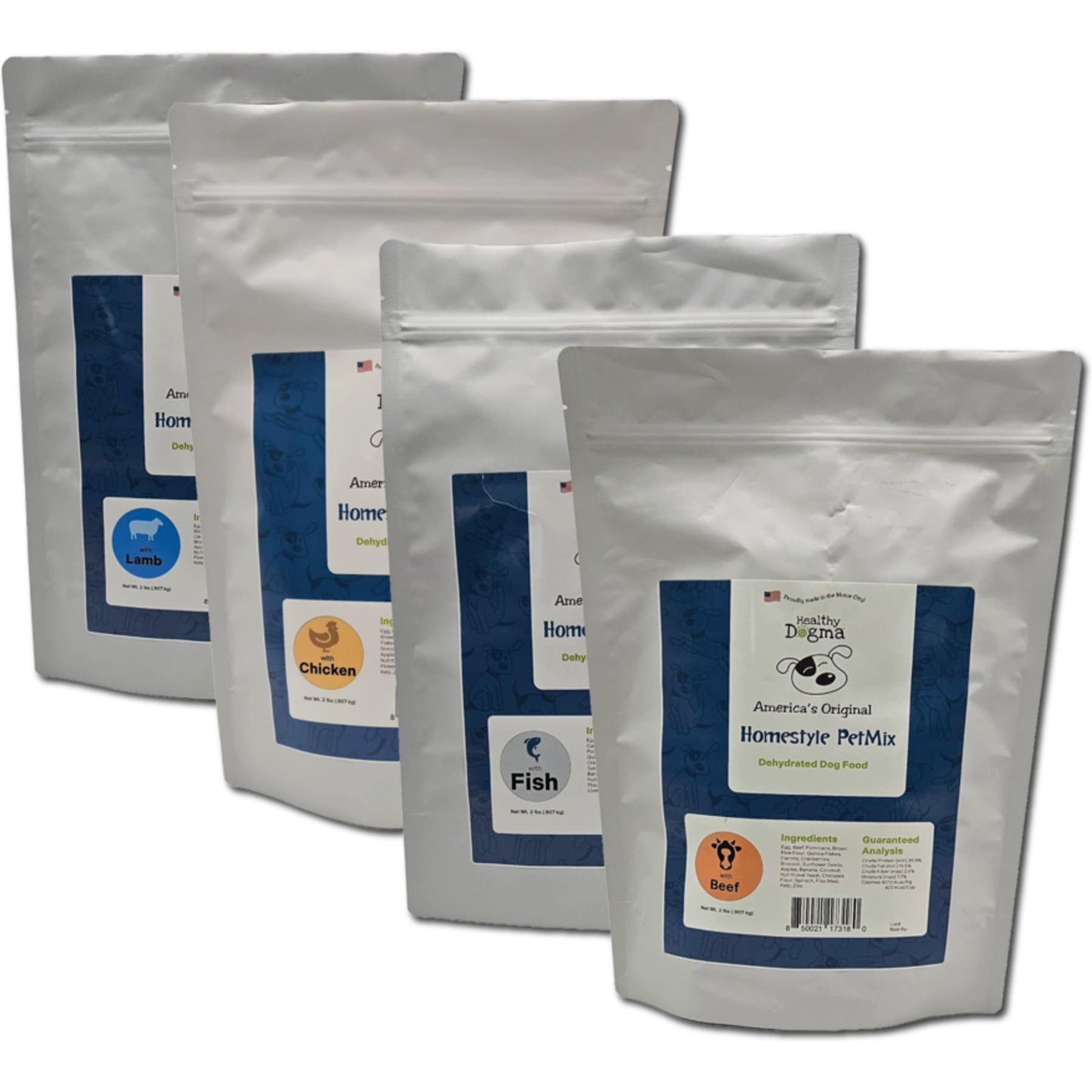 Healthy Dogma Homestyle PetMix Beef Dehydrated Dog Food, 2-lb bag