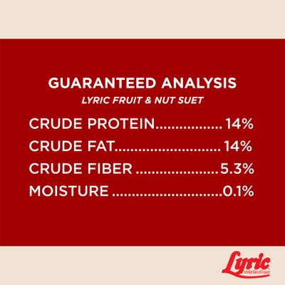 Show full view: Lyric Fruit & Nut Suet Cakes Wild Bird Food, 12-oz tray, 12 count slide 9 of 9