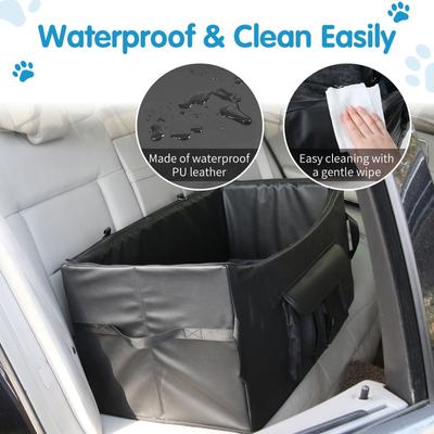 Show full view: RYPetmia 2 Safety Belt Dog Car Seat, Black slide 9 of 10