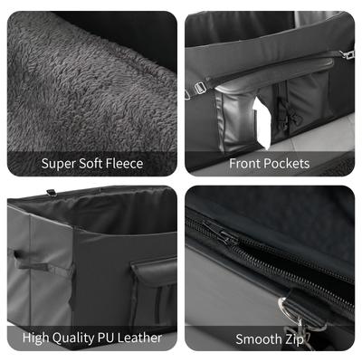 Show full view: RYPetmia 2 Safety Belt Dog Car Seat, Black slide 5 of 10