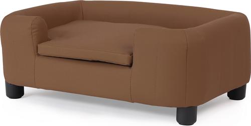 Show full view: RYPetmia Modern Elevated Dog Sofa Bed, Brown, Large slide 5 of 10