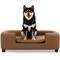 Show in main carousel: RYPetmia Modern Elevated Dog Sofa Bed, Brown, Large slide 3 of 10