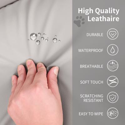 Show full view: RYPetmia Modern Elevated Dog Sofa Bed, Grey, Large slide 4 of 10