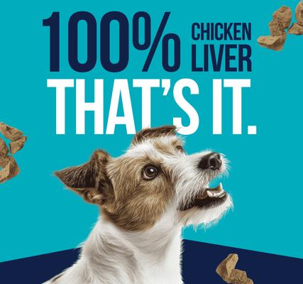 STEWART Chicken Liver Single Ingredient Freeze-Dried Raw Dog Treats, 33 ...