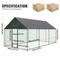 Show in main carousel: Wisfor 9-ft Walk-in Chicken Coop, XX-Large slide 9 of 10