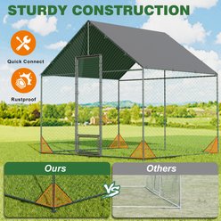 Wisfor 9-ft Walk-in Chicken Coop, Large slide 2 of 9