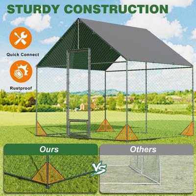 Show full view: Wisfor 9-ft Walk-in Chicken Coop, Large slide 5 of 10