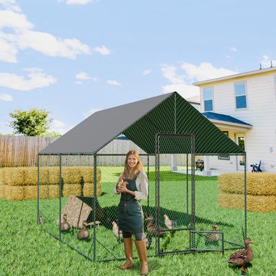 Show full view: Wisfor 9-ft Walk-in Chicken Coop, X-Large slide 2 of 10