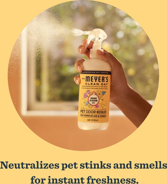 Show full view: Mrs. Meyer's Pet Odor Neutralizer, Orange Blossom, 12-fl oz bottle slide 3 of 10