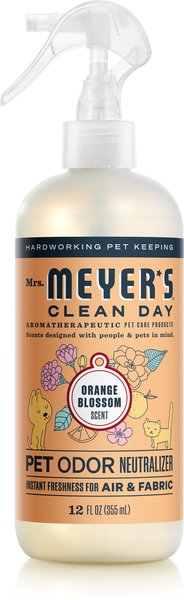 Show full view: Mrs. Meyer's Pet Odor Neutralizer, Orange Blossom, 12-fl oz bottle slide 1 of 10