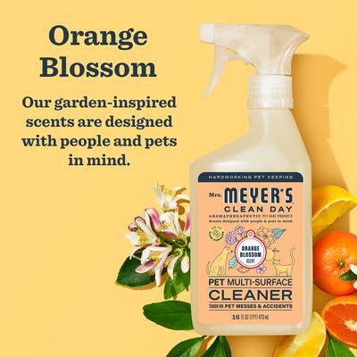 Show full view: Mrs. Meyer's Multi-Surface Cleaner, Orange Blossom, 16-fl oz bottle slide 5 of 10