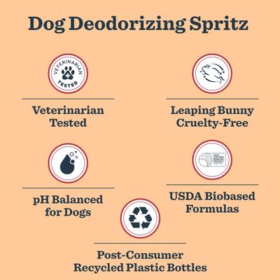 Show full view: Mrs. Meyer's Dog Deodorizing Spritz, White Peach, 8-fl oz bottle slide 7 of 11