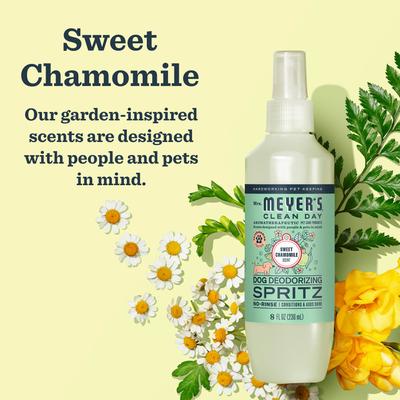 Show full view: Mrs. Meyer's Dog Deodorizing Spritz, Sweet Chamomile, 8-fl oz bottle slide 5 of 10