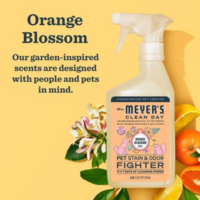 Show full view: Mrs. Meyer's Pet Stain & Odor Fighter, Orange Blossom, 16-fl oz bottle slide 5 of 10