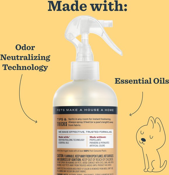 Show full view: Mrs. Meyer's Pet Odor Neutralizer, Orange Blossom, 12-fl oz bottle slide 7 of 10