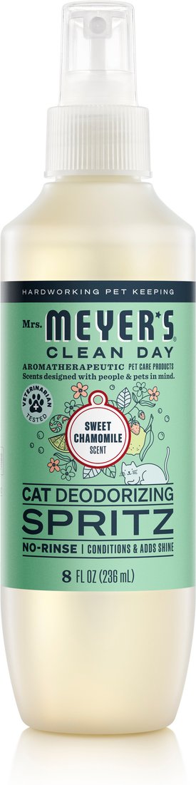 MRS. MEYER'S Cat Deodorizing Spritz, White Peach, 8-fl oz bottle
