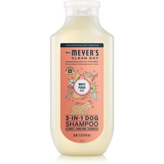 Mrs. Meyer's 3-in1 Dog Shampoo, White Peach, 14-fl oz bottle