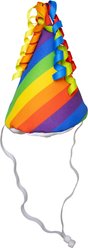 CELEBRATIONS Rainbow Party Dog Hat, X-Small/Small slide 2 of 3