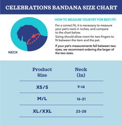 CELEBRATIONS Its My Birthday Dog Bandana, Medium/Large slide 2 of 4