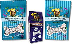 Tail Bangers Halloween Gift Pack Peanut Butter & Honey Crunchy Dog Treats, 3 count