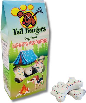 Show full view: Tail Bangers Camping Variety Pack Peanut Butter, Peanut Butter with Yogurt, Cheddar & Bacon Crunchy Dog Treats, 3 count slide 3 of 10