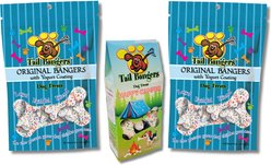 Tail Bangers Camping Gift Pack Peanut Butter & Honey Crunchy Dog Treats, 3 count