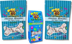 Tail Bangers Easter Gift Pack Peanut Butter & Honey Crunchy Dog Treats, 3 count