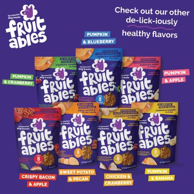 Show full view: Fruitables Pumpkin & Blueberry Flavor Dog Treats, 20-oz bag slide 10 of 13