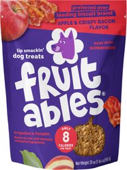 Fruitables Crispy Bacon & Apple Flavor Dog Treats, 20-oz bag