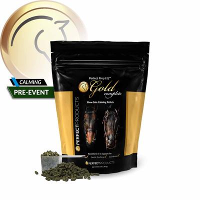 Show full view: Perfect Products Perfect Prep EQ Gold Complete Calming Pellets Horse Supplement, 2-lb bag slide 2 of 5