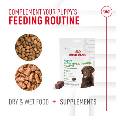 Show full view: Royal Canin Immunity & Digestive Soft Chew Puppy Supplement, 60 count slide 7 of 12
