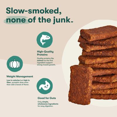 Show full view: Jinx Salmon Tenders Jerky Dog Treats, 5-oz bag, 4 count slide 4 of 11