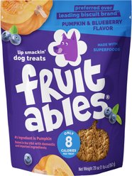 Fruitables Pumpkin & Blueberry Flavor Dog Treats, 20-oz bag