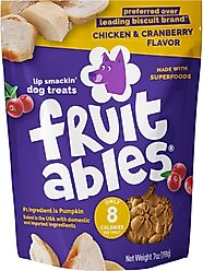 Fruitables Chicken & Cranberry Flavor Dog Treats, 7-oz bag