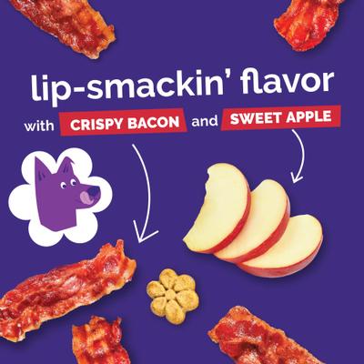 Show full view: Fruitables Crispy Bacon & Apple Flavor Dog Treats, 7-oz bag slide 9 of 13