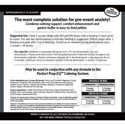 Show full view: Perfect Products Perfect Prep EQ Sane & Sound Pellets Horse Supplement, 2-lb bag slide 3 of 4