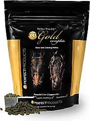 Perfect Products Perfect Prep EQ Gold Complete Calming Pellets Horse Supplement, 5-lb bag