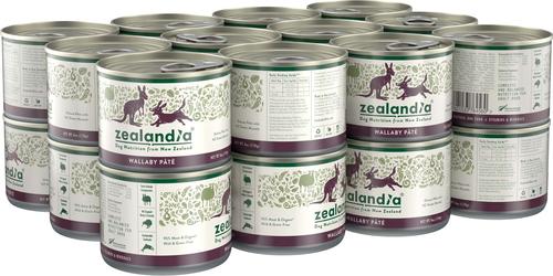 Show full view: Zealandia Adult Grain-Free Wallaby Pate Canned Dog Food, 6-oz can, case of 24 slide 5 of 7