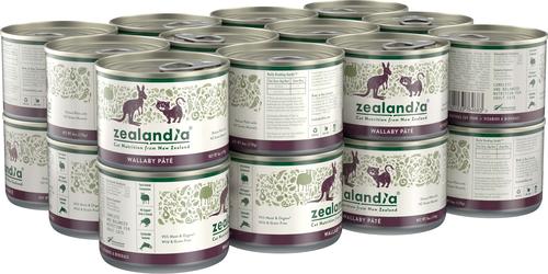 Show full view: Zealandia Wallaby Grain-Free Pate Wet Cat Food, 6-oz can, case of 24 slide 5 of 7