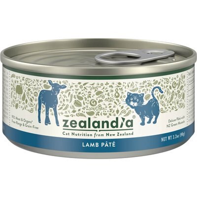 Zealandia Zealandia Lamb Grain-Free Pate Wet Cat Food, 3.2-oz can, case of 24