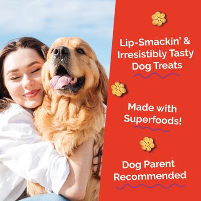 Show full view: Fruitables Crispy Bacon & Apple Flavor Dog Treats, 20-oz bag slide 5 of 13